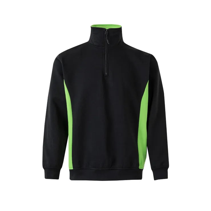 105704 SUDADERA BICOLOR CREMALLERA