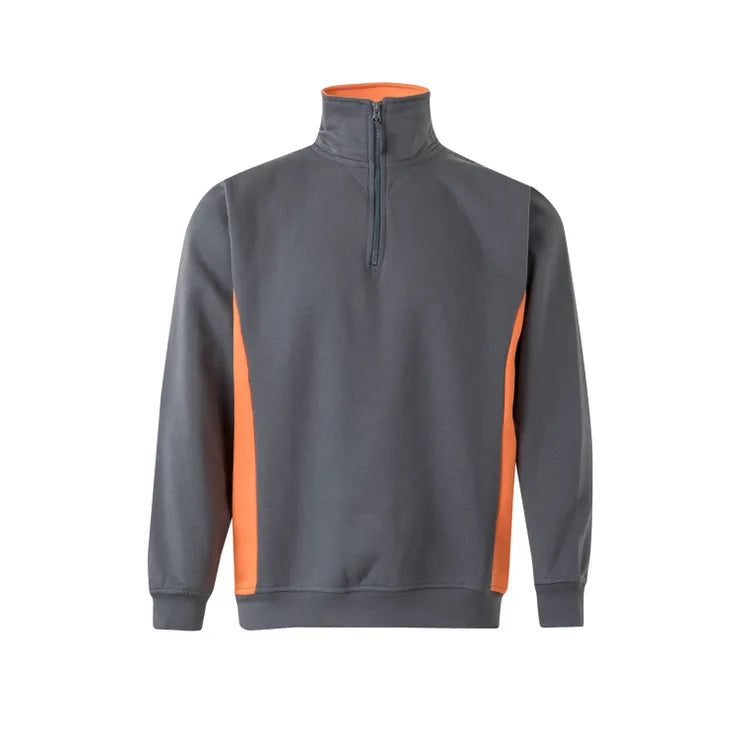 105704 SUDADERA BICOLOR CREMALLERA