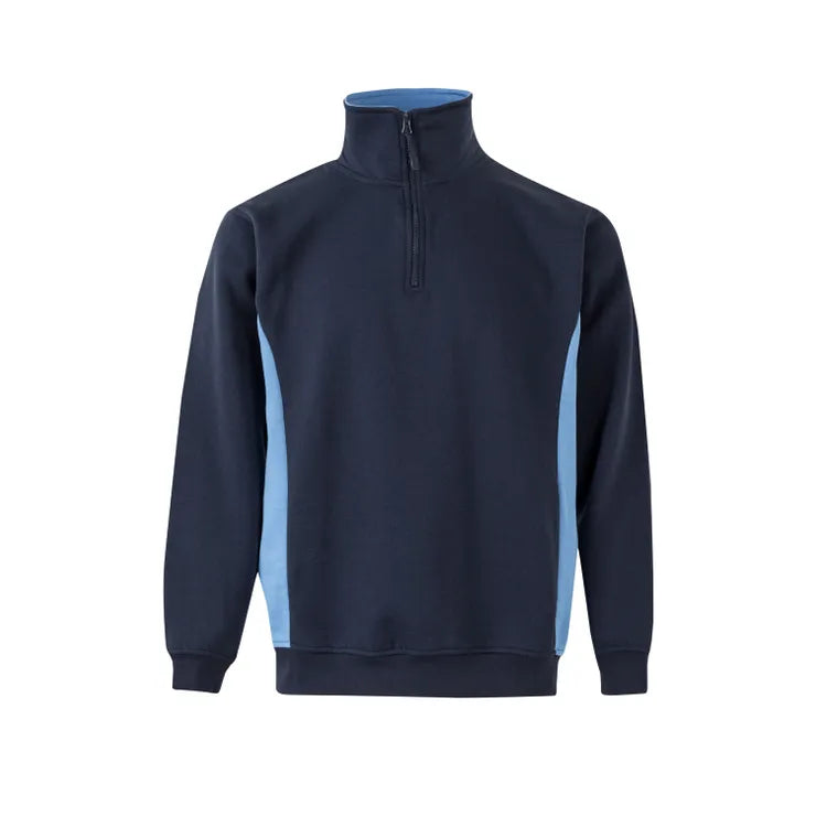 105704 SUDADERA BICOLOR CREMALLERA