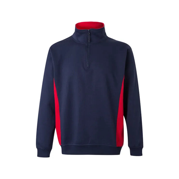105704 SUDADERA BICOLOR CREMALLERA