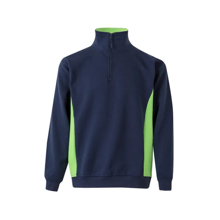 105704 SUDADERA BICOLOR CREMALLERA