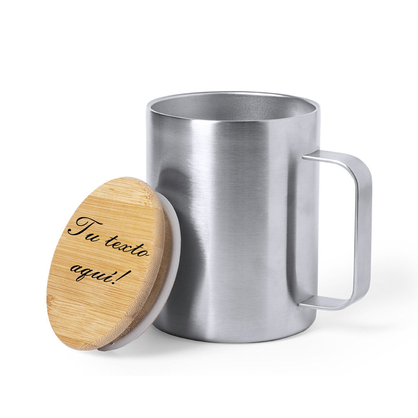 Taza térmica con personalización en tapa