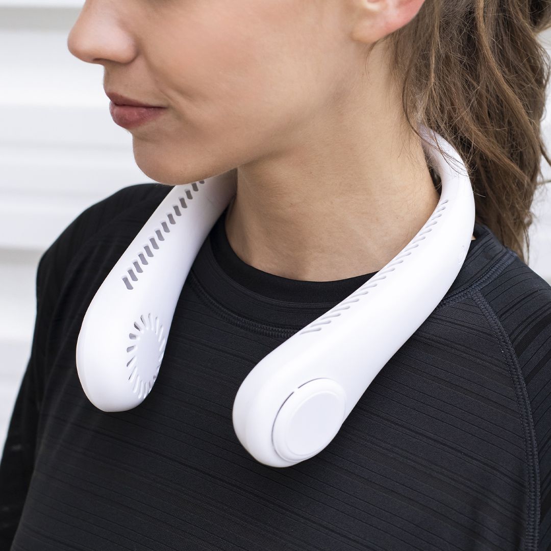 Ventilador de Cuello Portátil Recargable | 3 Velocidades | Manos Libres | Batería 800 mAh
