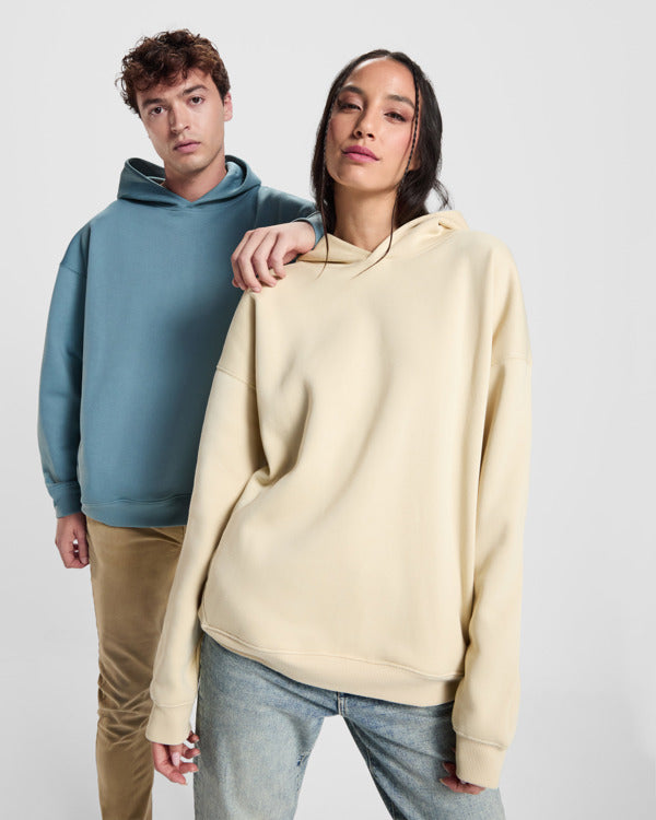 🔥 Sudadera Oversize Unisex con Inicial 3D Engomada – Essential Drop