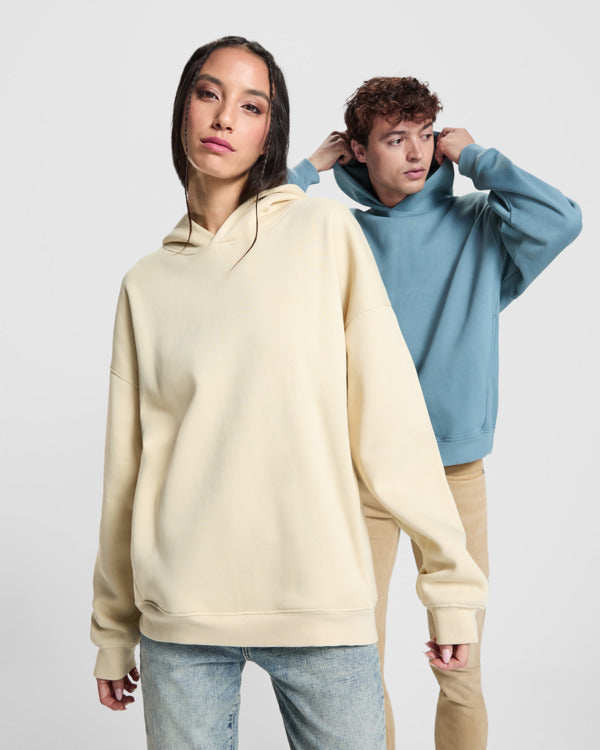 🔥 Sudadera Oversize Unisex con Inicial 3D Engomada – Essential Drop