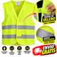 Chaleco Reflectante Moto Alta Visibilidad con Velcro | Pack 1 o 2 Unidades | Talla Única Adulto | Amarillo Fluorescente | Envío Gratis
