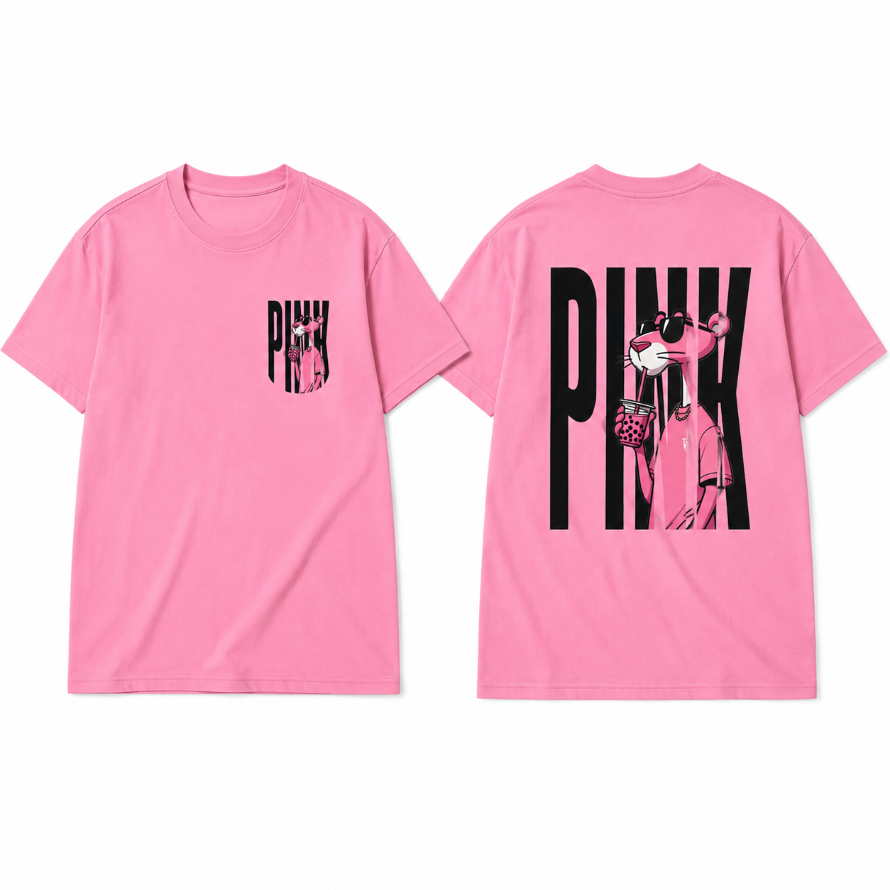 🩷 CAMISETA ROSA PANTERA ROSA – ESTILO STREETWEAR P002