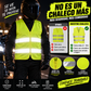 Chaleco Reflectante Moto con Cremallera | Alta Visibilidad EPI Cat. II | EN ISO 20471 Clase 1 | Varias Tallas