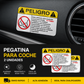 ⚠️ PEGATINA VTEC PELIGRO PARA COCHE – PACK 2 UNIDADES ⚠️