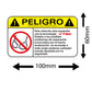 ⚠️ PEGATINA VTEC PELIGRO PARA COCHE – PACK 2 UNIDADES ⚠️