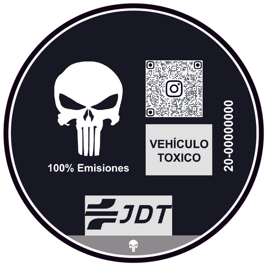 Vinilo para coche Vehículo Tóxico