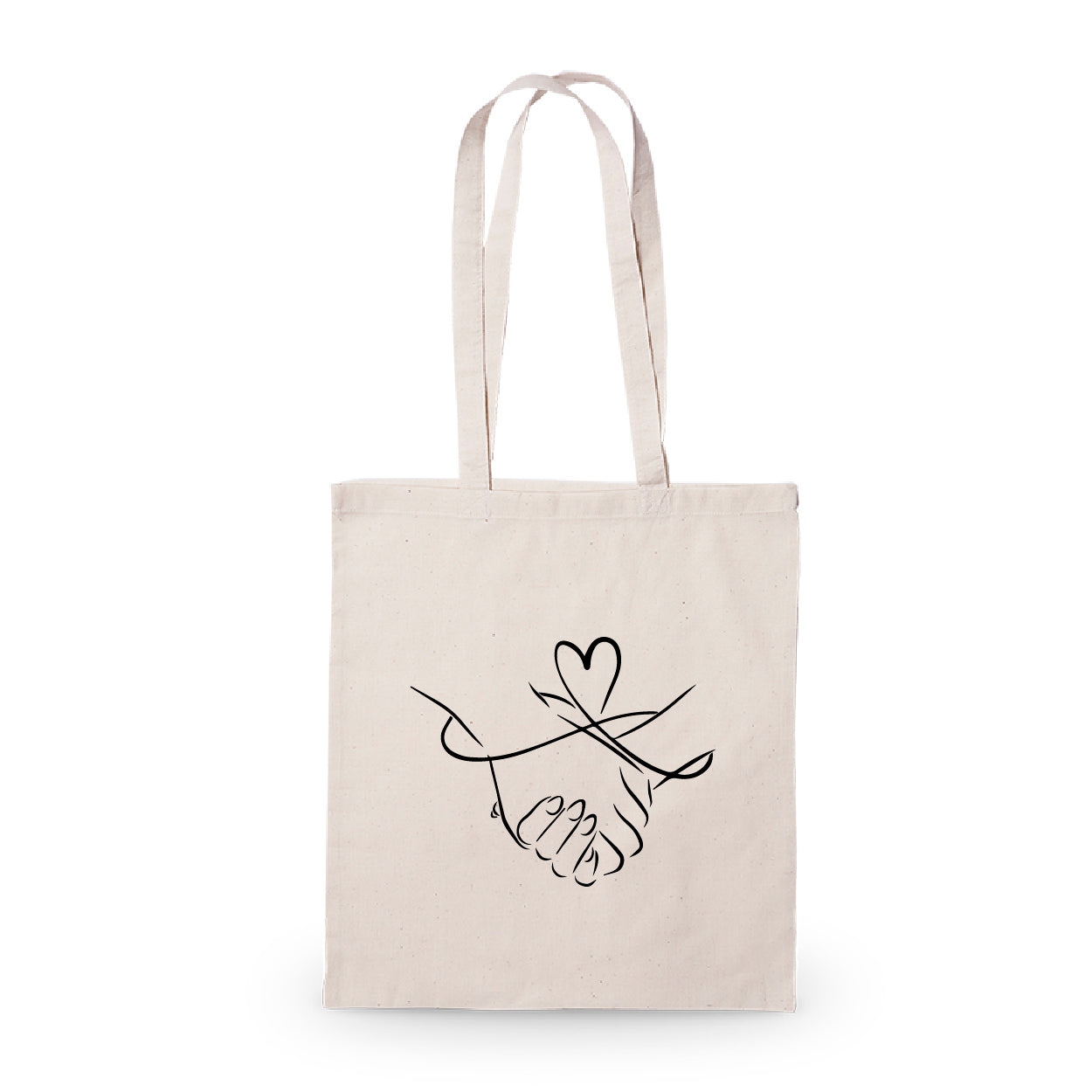 Tótem bag con diseño de manos en familia